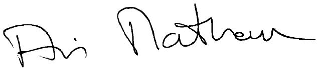 signature of director