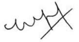 auditor's signature