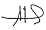signature of secretary