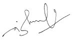 signature of board chair