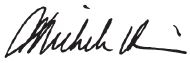 signature of head of school